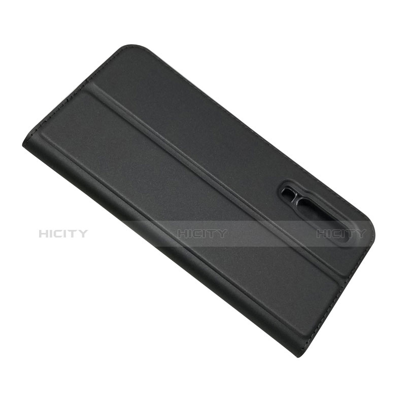Huawei P30用手帳型 レザーケース スタンド L02 ファーウェイ ブラック