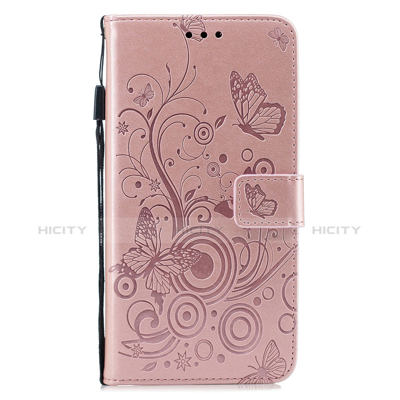 Huawei P30用手帳型 レザーケース スタンド カバー L05 ファーウェイ ピンク