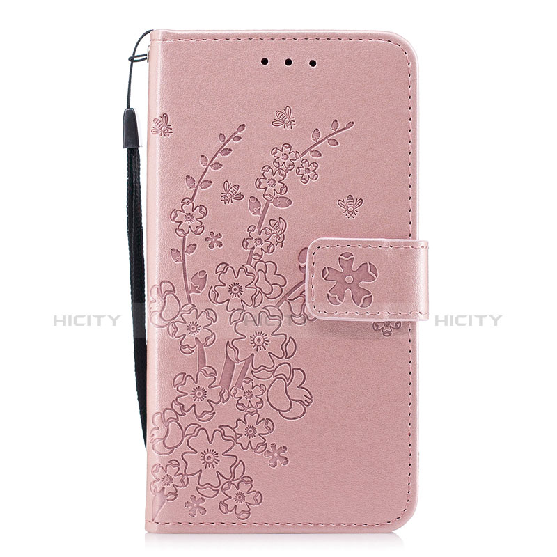 Huawei P30用手帳型 レザーケース スタンド カバー L07 ファーウェイ ピンク