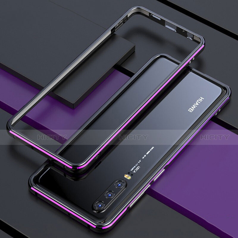 Huawei P30用ケース 高級感 手触り良い アルミメタル 製の金属製 360度 フルカバーバンパー 鏡面 カバー ファーウェイ 