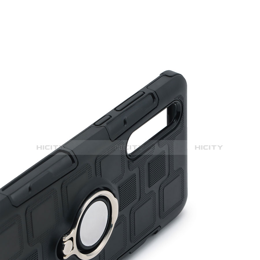 Huawei P30用ハイブリットバンパーケース プラスチック アンド指輪 兼シリコーン カバー S01 ファーウェイ 