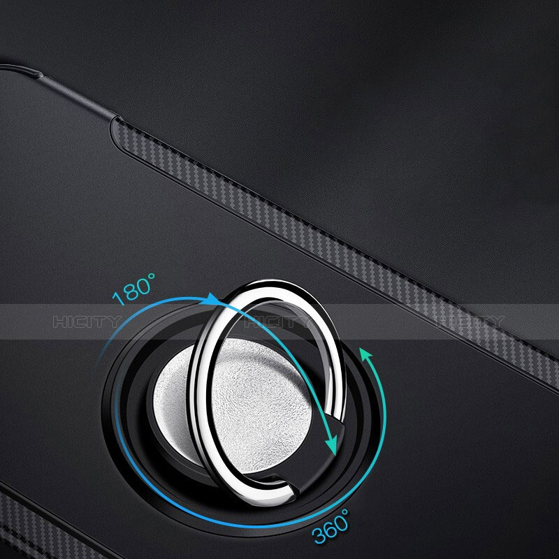 Huawei P30用ハイブリットバンパーケース プラスチック アンド指輪 兼シリコーン カバー S02 ファーウェイ 