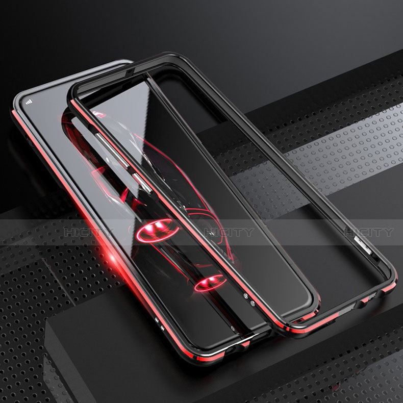 Huawei P30 Lite用ケース 高級感 手触り良い アルミメタル 製の金属製 バンパー カバー ファーウェイ 