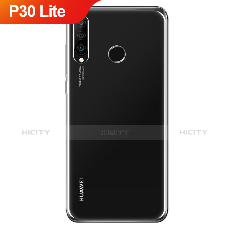 Huawei P30 Lite New Edition用極薄ソフトケース シリコンケース 耐衝撃 全面保護 クリア透明 T06 ファーウェイ クリア