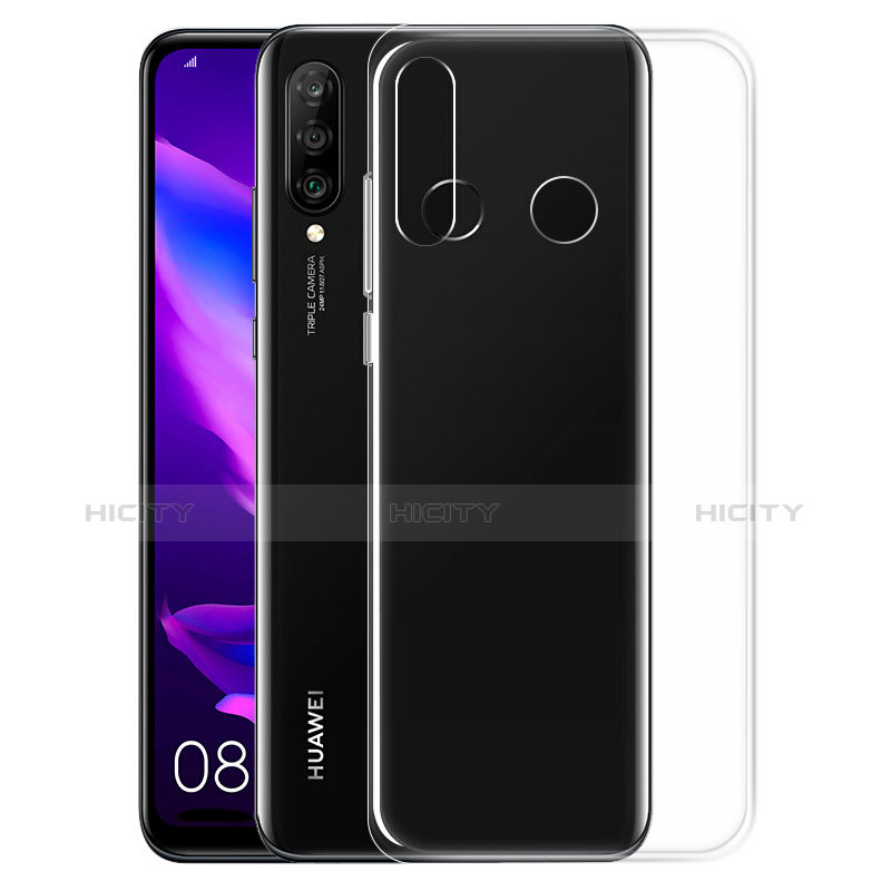 Huawei P30 Lite New Edition用極薄ソフトケース シリコンケース 耐衝撃 全面保護 クリア透明 T06 ファーウェイ クリア