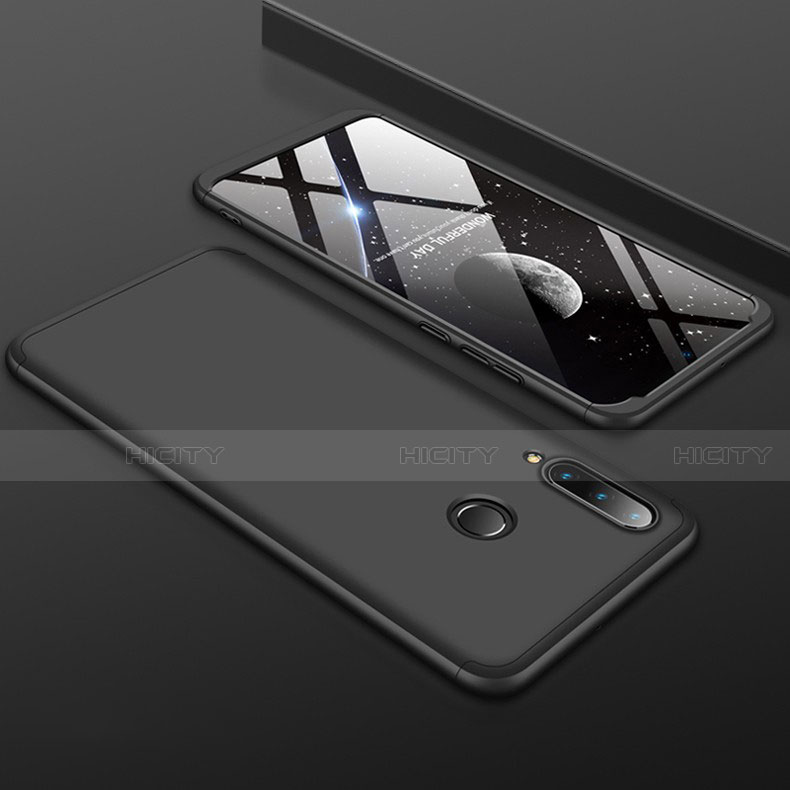 Huawei P30 Lite New Edition用ハードケース プラスチック 質感もマット 前面と背面 360度 フルカバー ファーウェイ ブラック