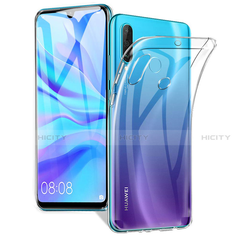 Huawei P30 Lite New Edition用極薄ソフトケース シリコンケース 耐衝撃 全面保護 クリア透明 K01 ファーウェイ クリア