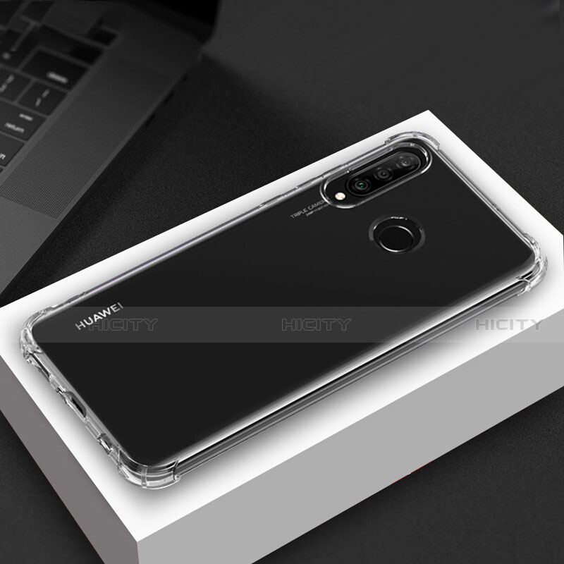 Huawei P30 Lite XL用極薄ソフトケース シリコンケース 耐衝撃 全面保護 クリア透明 T04 ファーウェイ クリア
