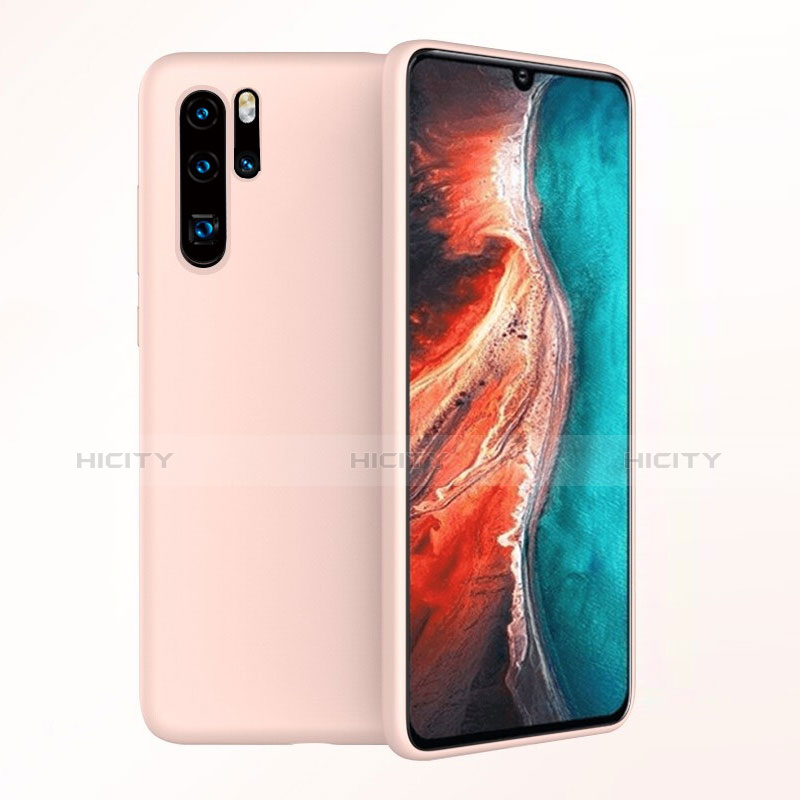 Huawei P30 Pro用極薄ソフトケース シリコンケース 耐衝撃 全面保護 S04 ファーウェイ ローズゴールド