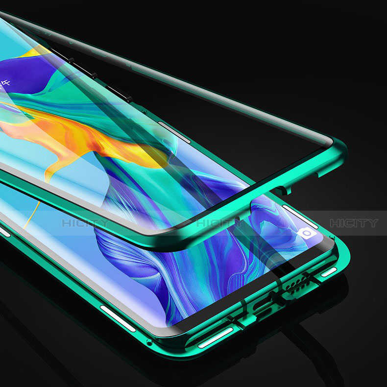 Huawei P30 Pro用ケース 高級感 手触り良い アルミメタル 製の金属製 360度 フルカバーバンパー 鏡面 カバー T02 ファーウェイ 