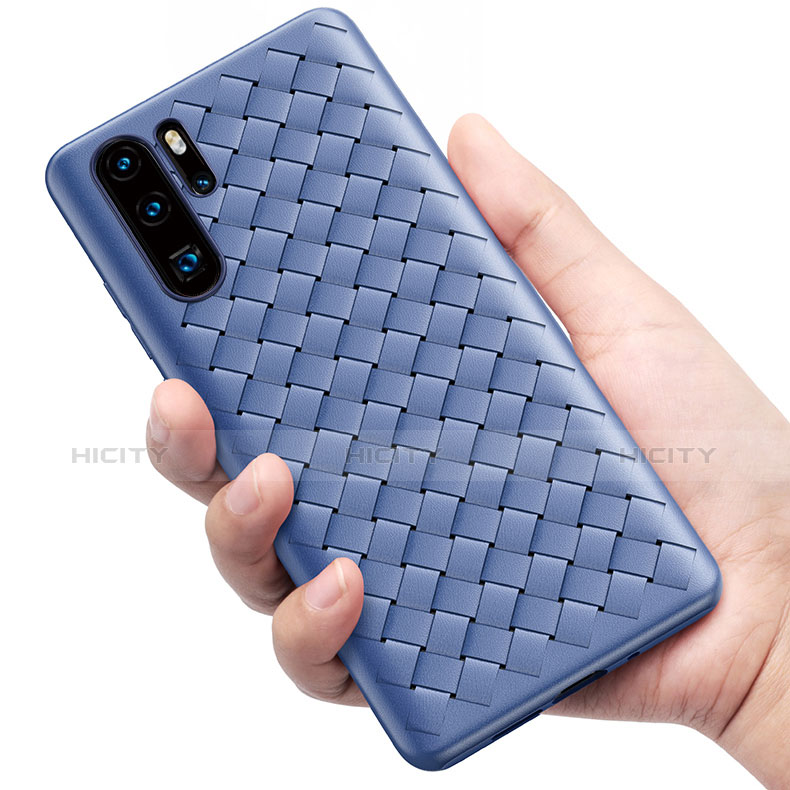 Huawei P30 Pro用シリコンケース ソフトタッチラバー ツイル カバー S01 ファーウェイ 