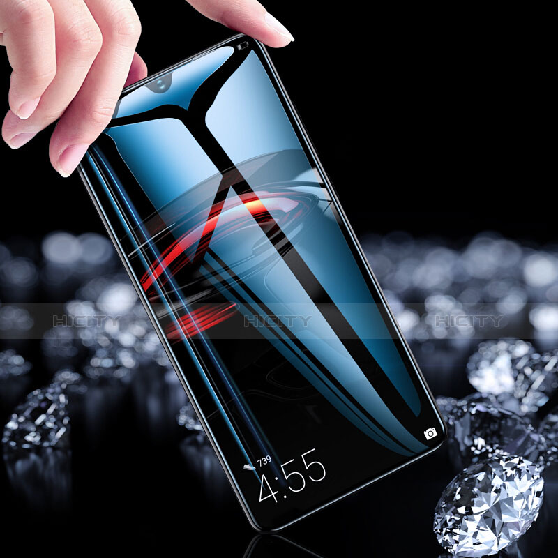 Huawei P30 Pro用強化ガラス フル液晶保護フィルム F04 ファーウェイ ブラック