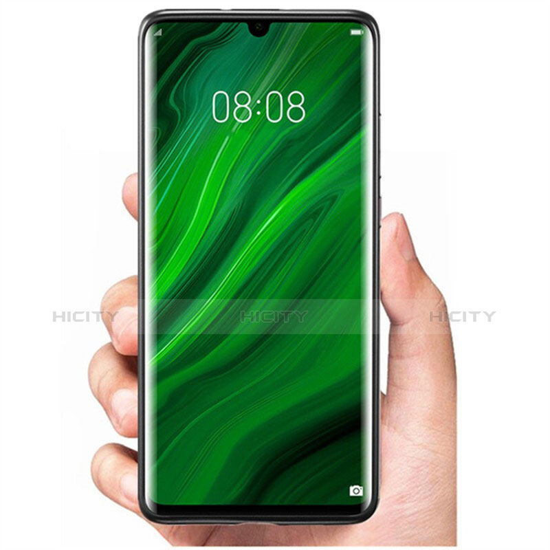 Huawei P30 Pro New Edition用シリコンケース ソフトタッチラバー ツイル B02 ファーウェイ ブラック