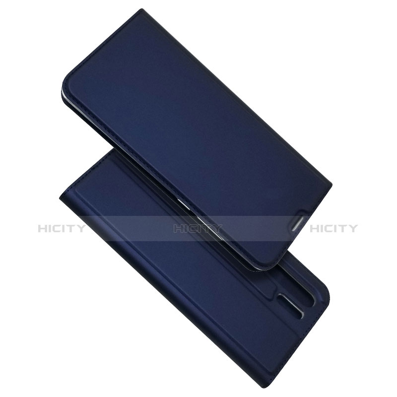 Huawei P30 Pro New Edition用手帳型 レザーケース スタンド L01 ファーウェイ ネイビー