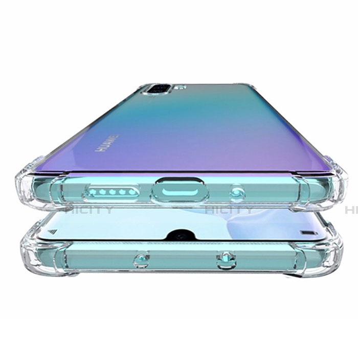 Huawei P30 Pro New Edition用極薄ソフトケース シリコンケース 耐衝撃 全面保護 クリア透明 K04 ファーウェイ クリア