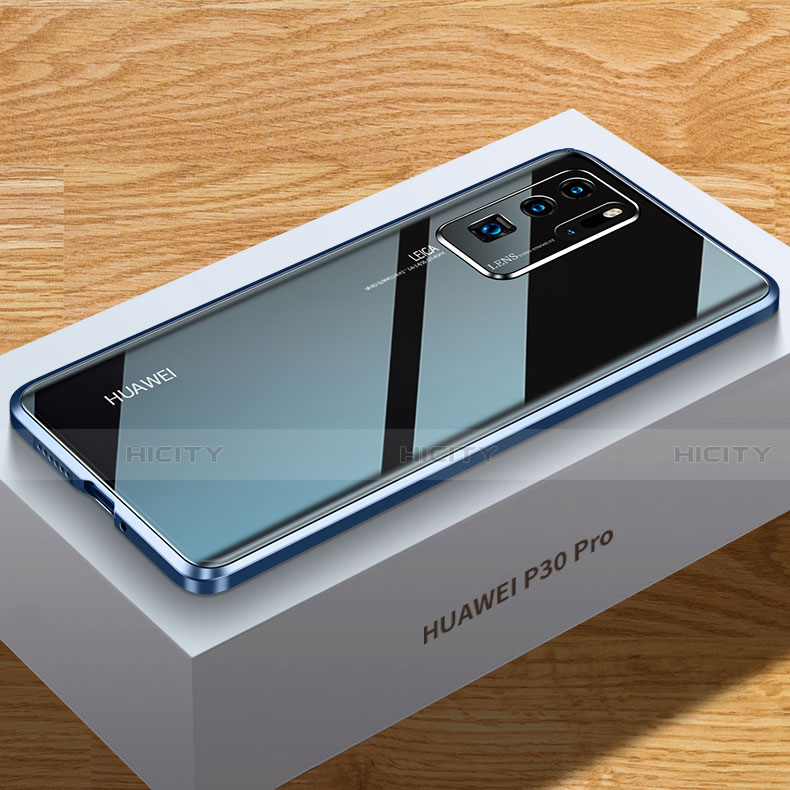Huawei P30 Pro New Edition用ケース 高級感 手触り良い アルミメタル 製の金属製 360度 フルカバーバンパー 鏡面 カバー N01 ファーウェイ 