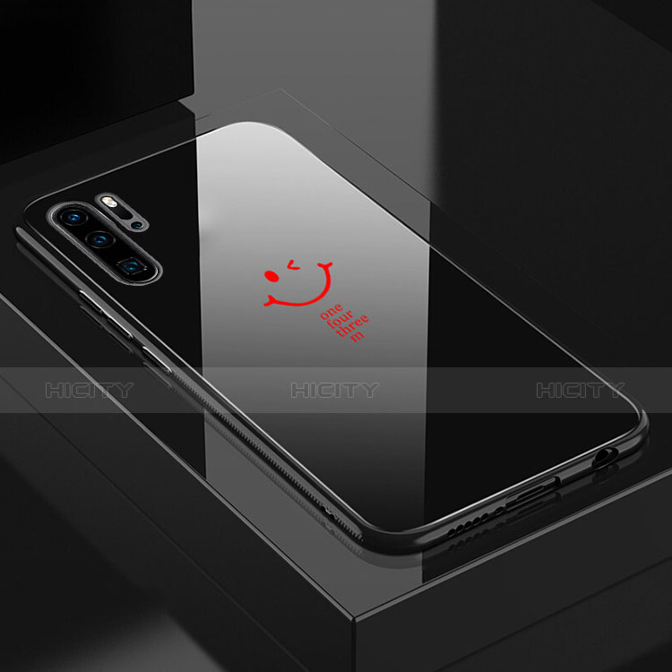 Huawei P30 Pro New Edition用ハイブリットバンパーケース プラスチック パターン 鏡面 カバー ファーウェイ 