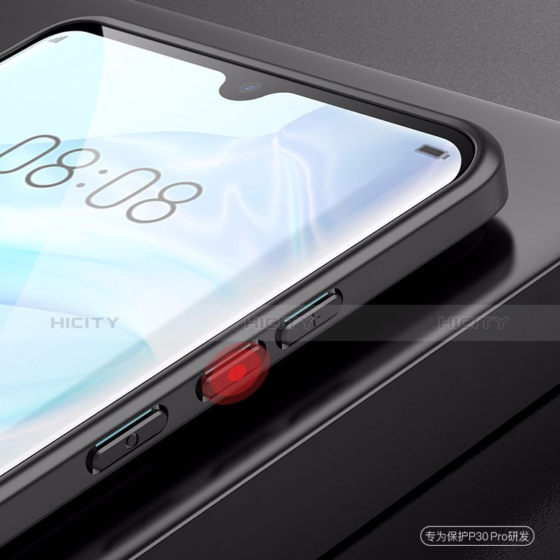 Huawei P30 Pro New Edition用ハイブリットバンパーケース クリア透明 プラスチック 鏡面 カバー M03 ファーウェイ 