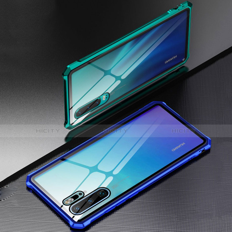 Huawei P30 Pro New Edition用ケース 高級感 手触り良い アルミメタル 製の金属製 バンパー 鏡面 カバー ファーウェイ 