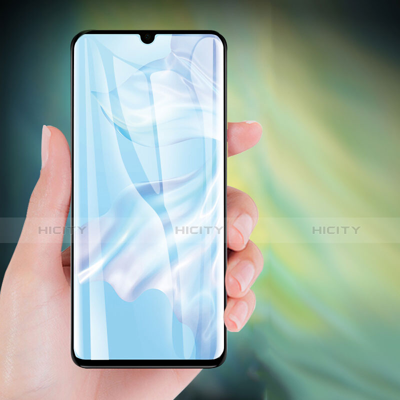 Huawei P30 Pro New Edition用強化ガラス フル液晶保護フィルム F09 ファーウェイ ブラック