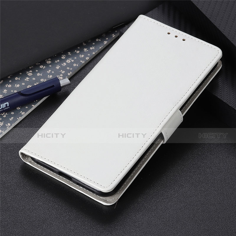 Huawei P40用手帳型 レザーケース スタンド カバー N07 ファーウェイ ホワイト