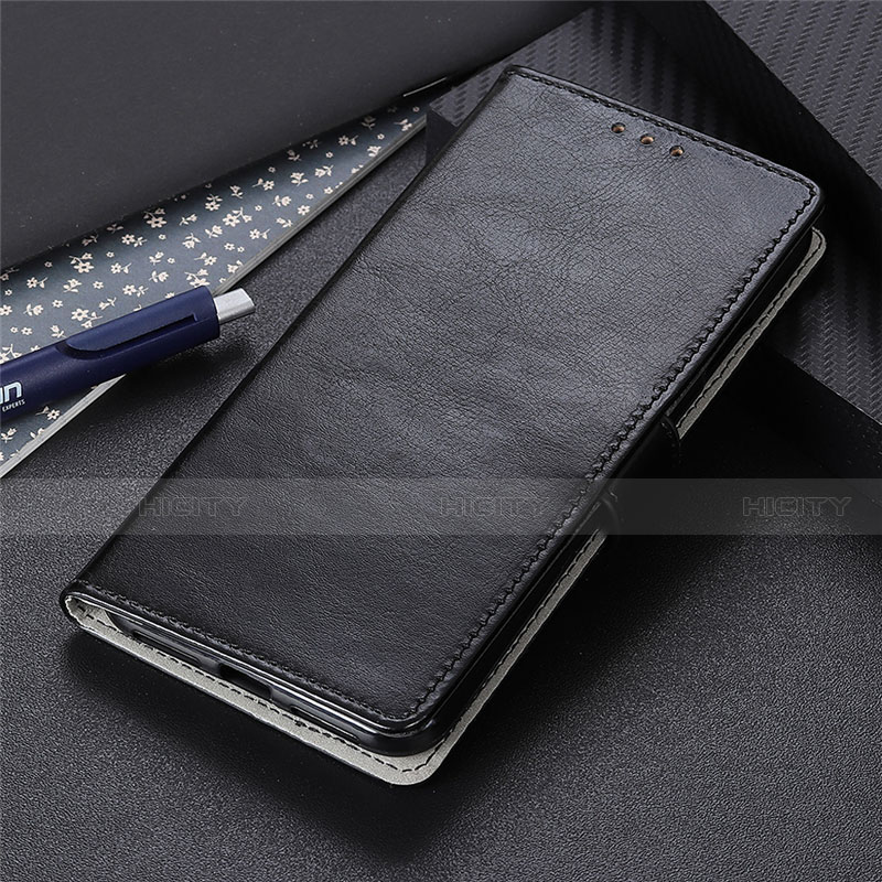 Huawei P40用手帳型 レザーケース スタンド カバー N07 ファーウェイ ブラック
