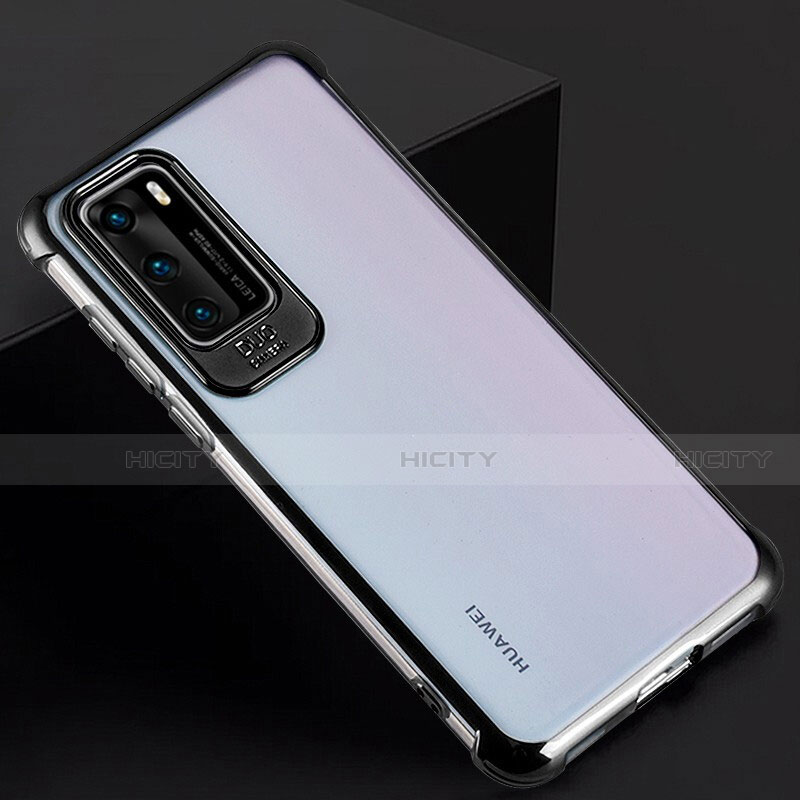 Huawei P40用ハードカバー クリスタル クリア透明 N01 ファーウェイ 