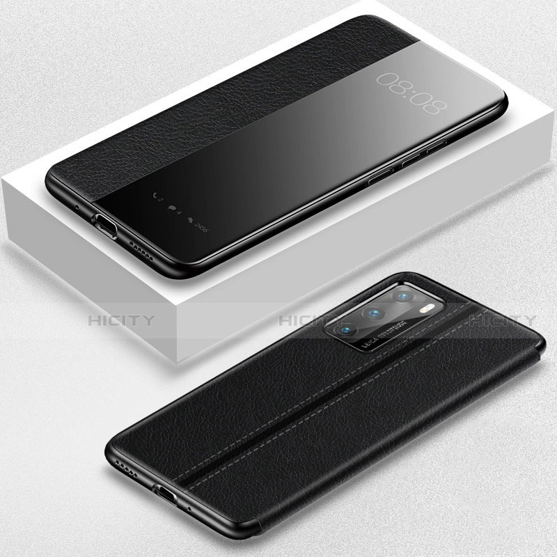Huawei P40用手帳型 レザーケース スタンド カバー T07 ファーウェイ 