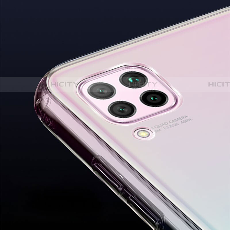 Huawei P40 Lite用極薄ソフトケース シリコンケース 耐衝撃 全面保護 クリア透明 K02 ファーウェイ クリア