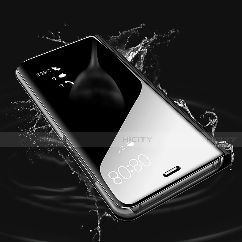 Huawei P40 Lite用手帳型 レザーケース スタンド 鏡面 カバー ファーウェイ 