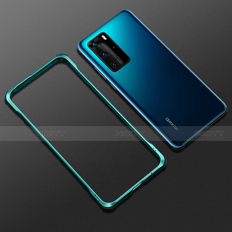 Huawei P40 Pro用ケース 高級感 手触り良い アルミメタル 製の金属製 バンパー カバー T01 ファーウェイ 