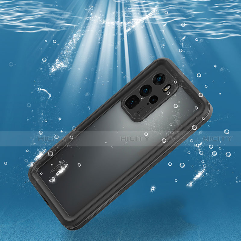 Huawei P40 Pro用完全防水ケース ハイブリットバンパーカバー 高級感 手触り良い 360度 ファーウェイ 