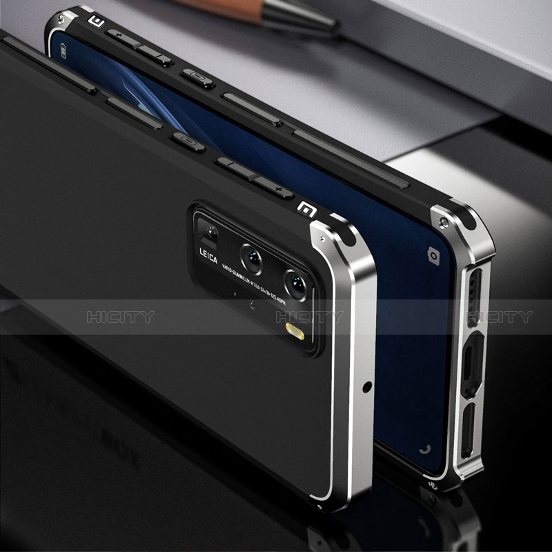 Huawei P40 Pro用ケース 高級感 手触り良い アルミメタル 製の金属製 カバー N02 ファーウェイ 