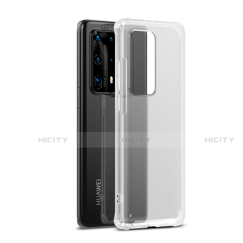 Huawei P40 Pro+ Plus用ハイブリットバンパーケース プラスチック 兼シリコーン カバー R01 ファーウェイ クリア