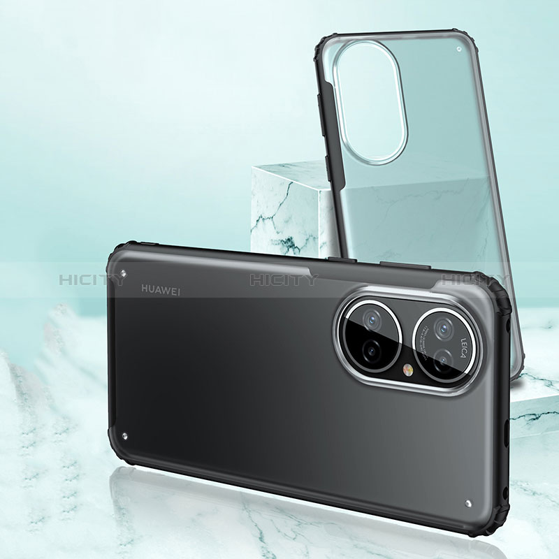 Huawei P50 Pro用ハイブリットバンパーケース 透明 プラスチック カバー WL1 ファーウェイ 