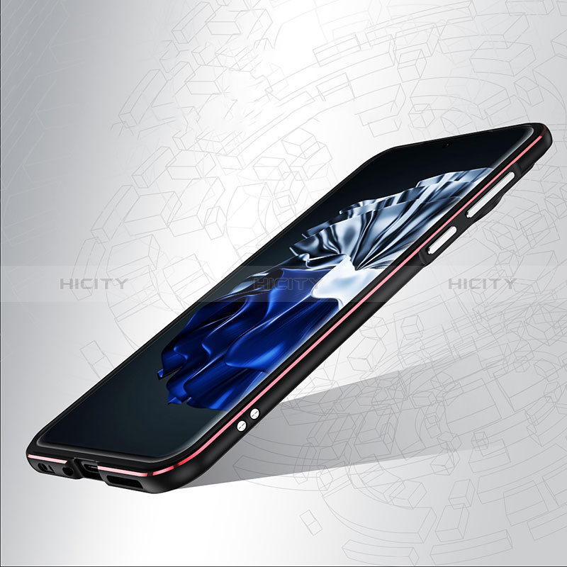 Huawei P60用ケース 高級感 手触り良い アルミメタル 製の金属製 バンパー カバー ファーウェイ 