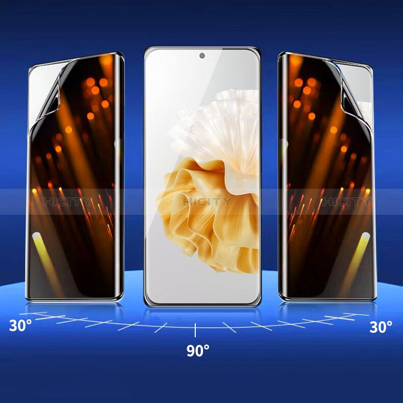 Huawei P60用高光沢 液晶保護フィルム フルカバレッジ画面 F02 ファーウェイ クリア