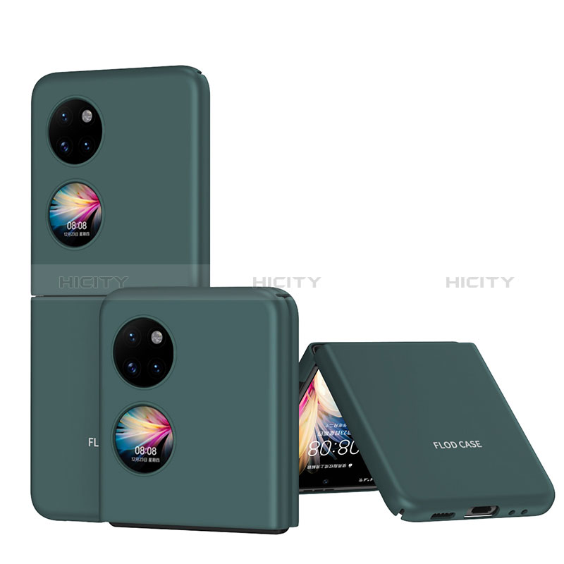 Huawei P60 Pocket用ハードケース プラスチック 質感もマット 前面と背面 360度 フルカバー QH1 ファーウェイ 