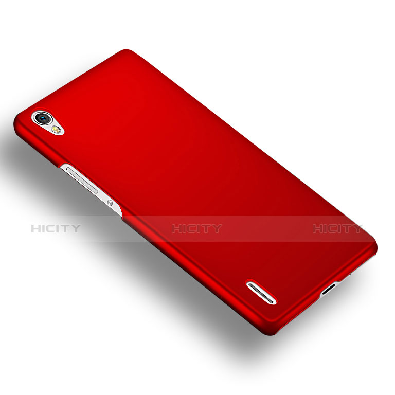 Huawei P7 Dual SIM用ハードケース プラスチック 質感もマット M02 ファーウェイ レッド