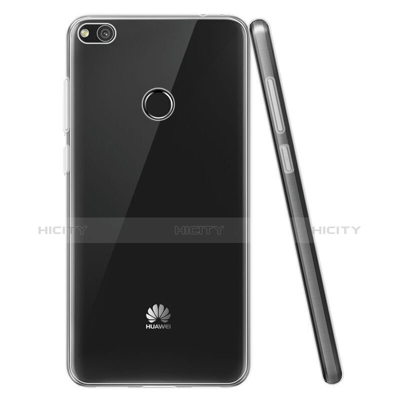 Huawei P8 Lite (2017)用極薄ソフトケース シリコンケース 耐衝撃 全面保護 クリア透明 T02 ファーウェイ クリア