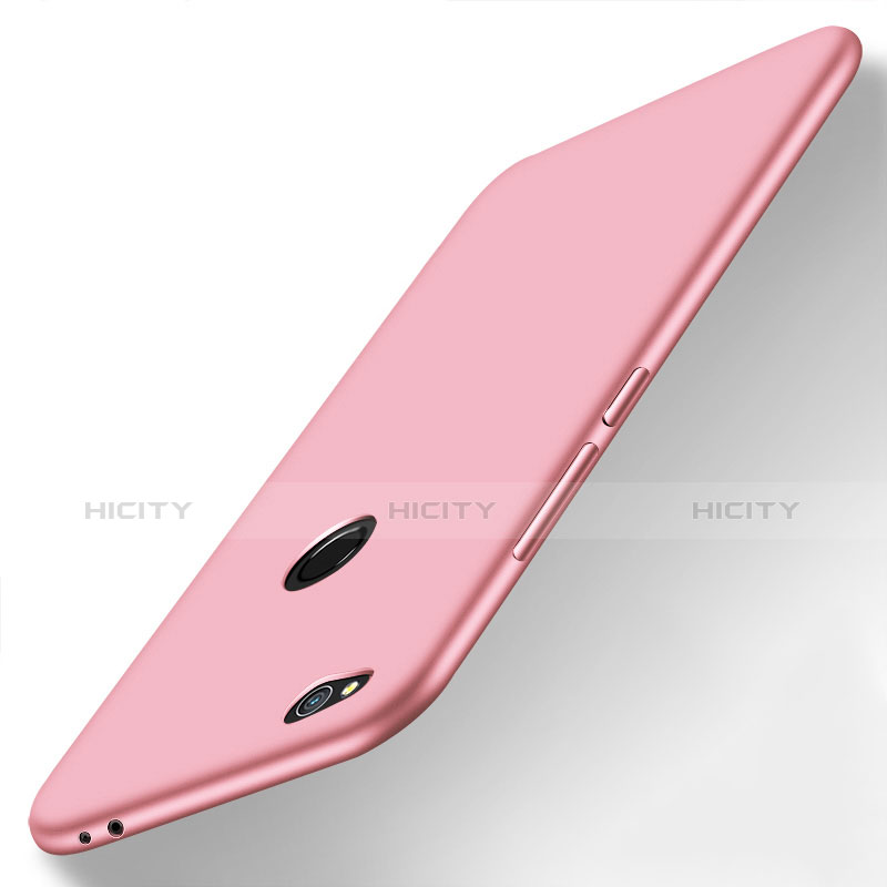 Huawei P8 Lite (2017)用極薄ソフトケース シリコンケース 耐衝撃 全面保護 S02 ファーウェイ ピンク