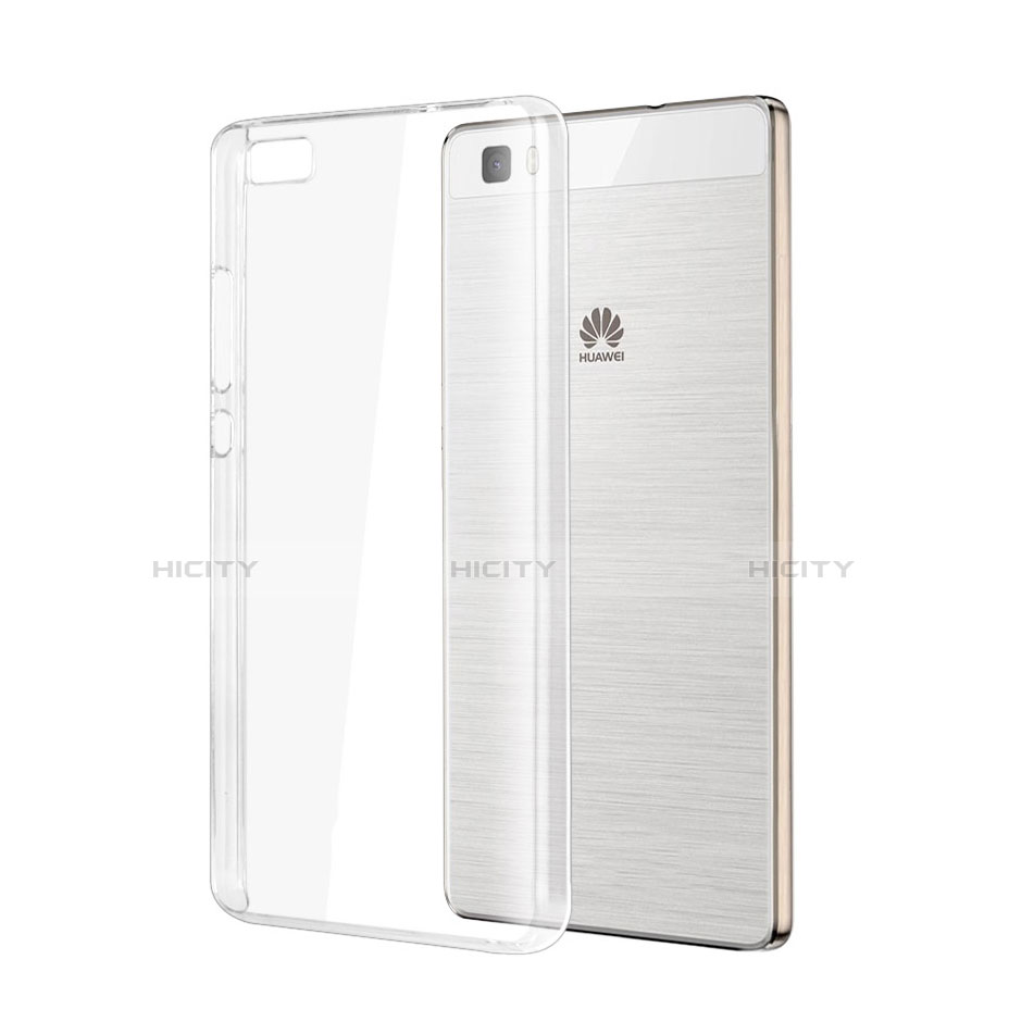 Huawei P8 Lite用ハードケース クリスタル クリア透明 ファーウェイ クリア