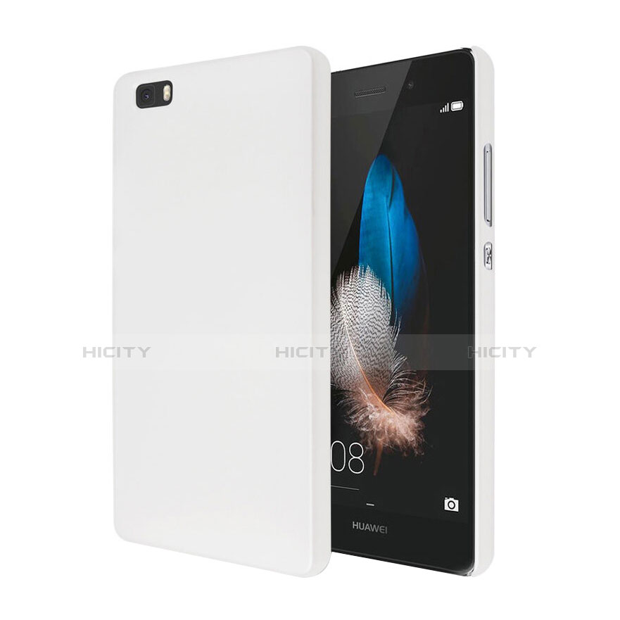 Huawei P8 Lite用ハードケース プラスチック 質感もマット ファーウェイ ホワイト