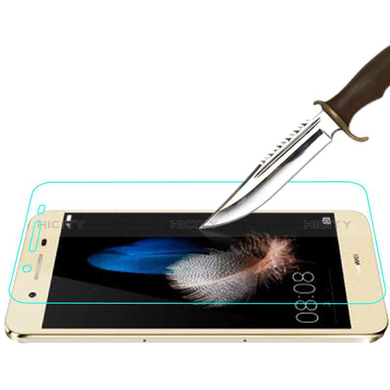 Huawei P8 Lite Smart用アンチグレア ブルーライト 強化ガラス 液晶保護フィルム B01 ファーウェイ ネイビー