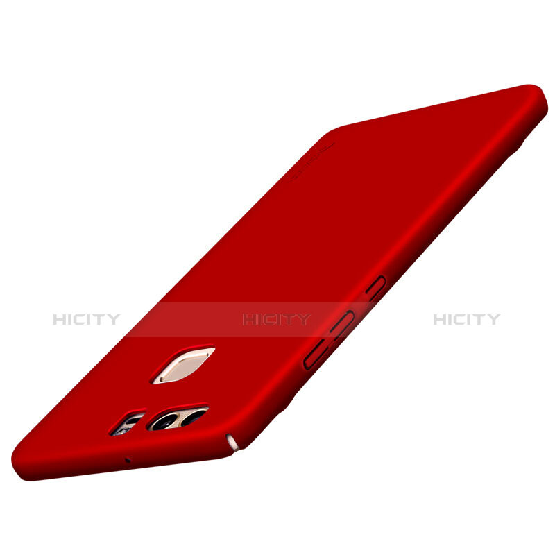 Huawei P9用ハードケース プラスチック 質感もマット ファーウェイ レッド