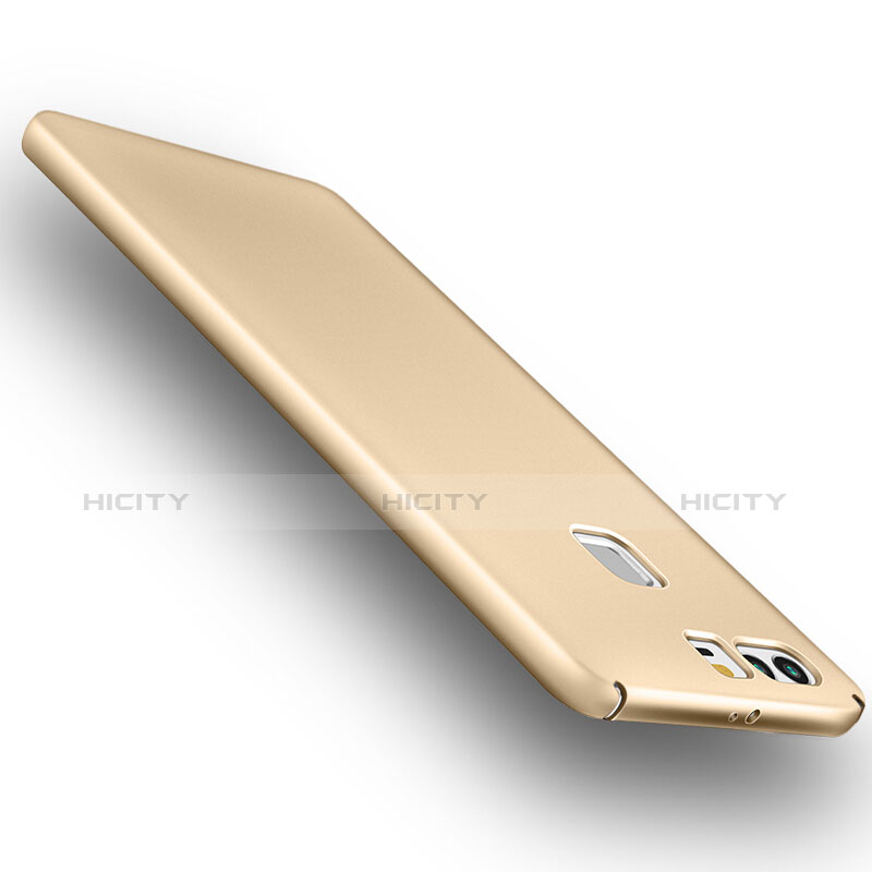Huawei P9用ハードケース プラスチック 質感もマット M01 ファーウェイ ゴールド