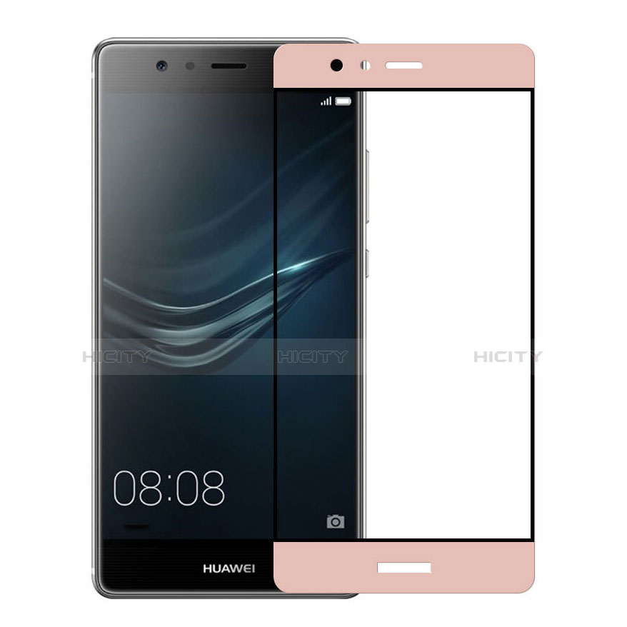 Huawei P9用強化ガラス フル液晶保護フィルム ファーウェイ ピンク