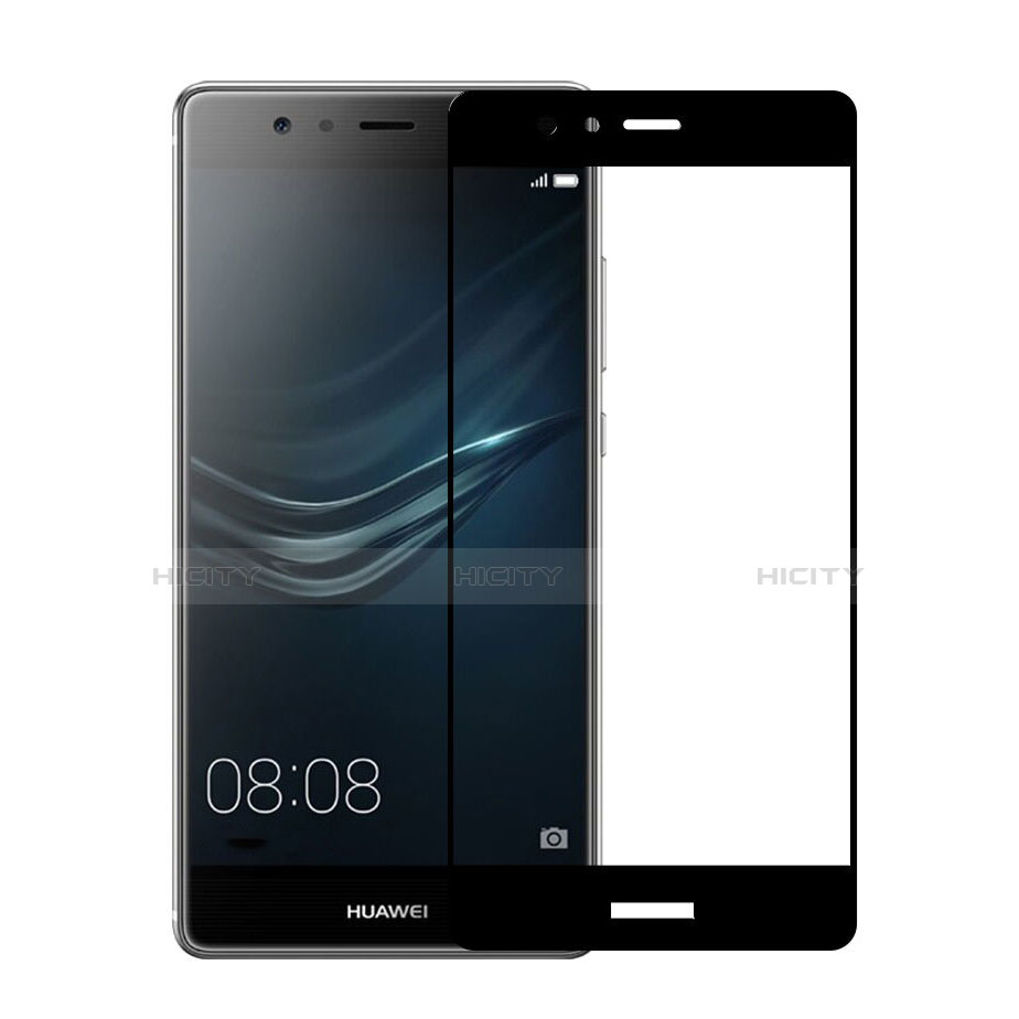 Huawei P9用強化ガラス フル液晶保護フィルム ファーウェイ ブラック