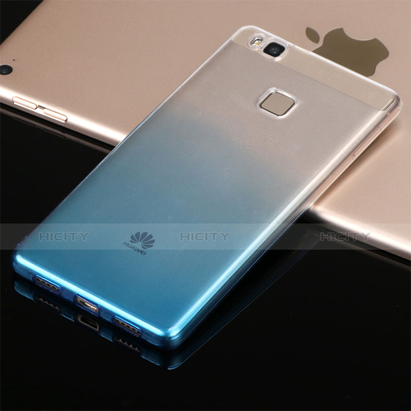 Huawei P9 Lite用極薄ソフトケース グラデーション 勾配色 クリア透明 G01 ファーウェイ ネイビー