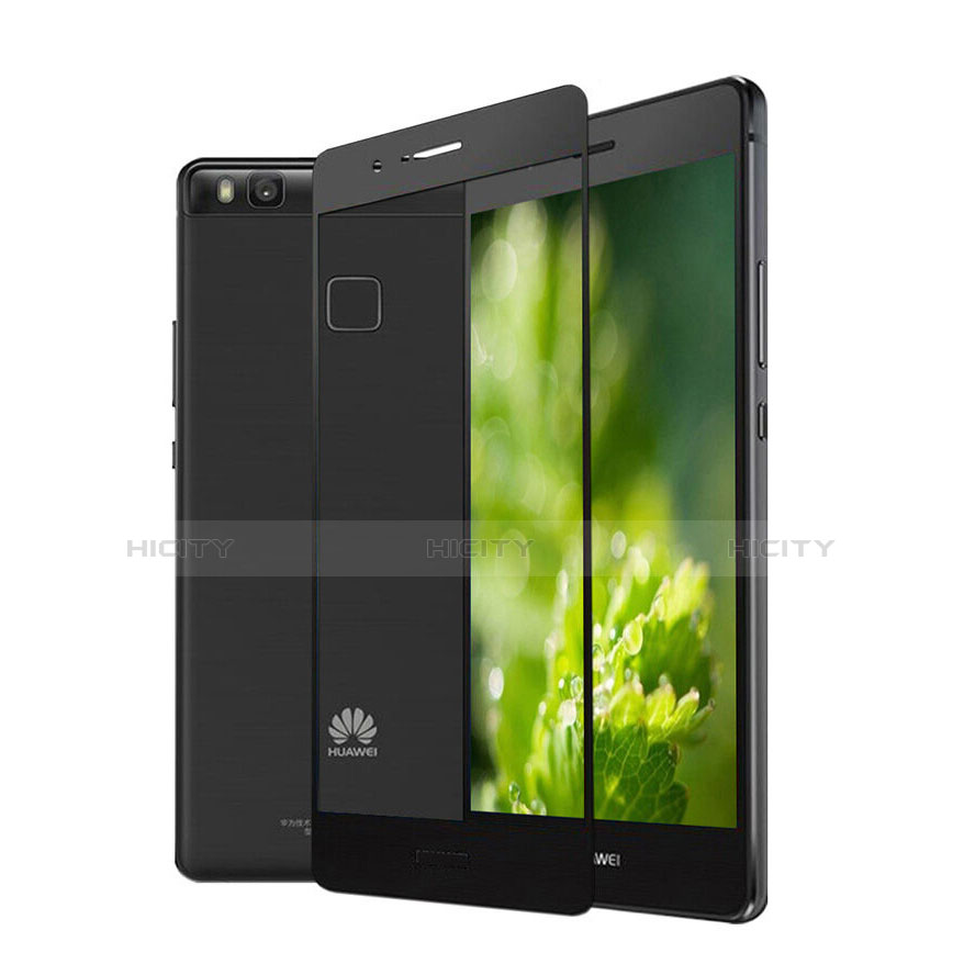 Huawei P9 Lite用強化ガラス フル液晶保護フィルム ファーウェイ ブラック